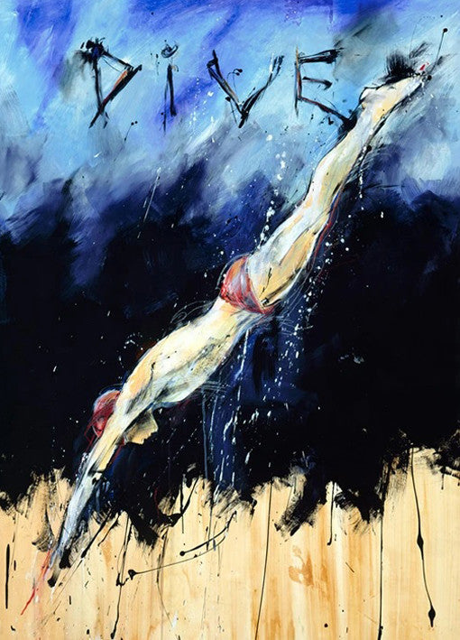 Dive Wall Art Print