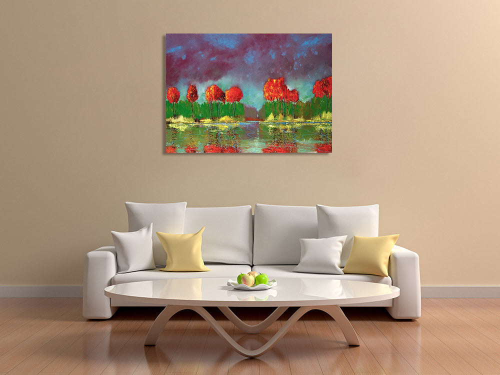 Dramatic Approach Wall Art Print on the wall