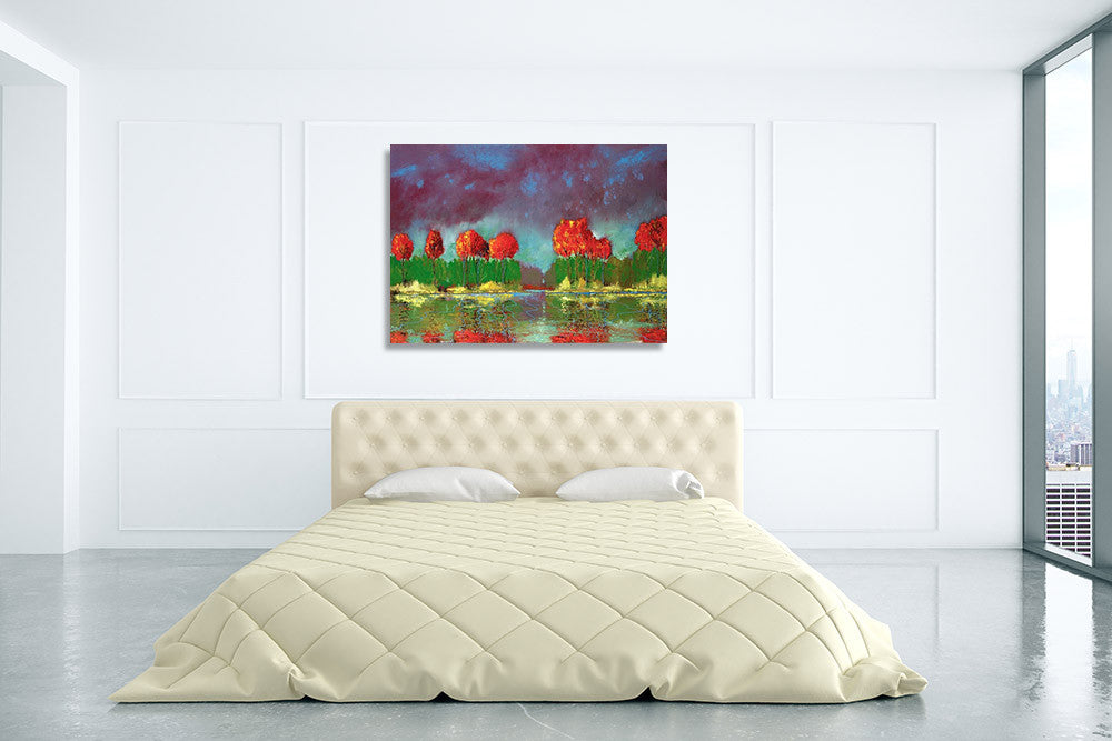 Dramatic Approach Wall Art Print on the wall