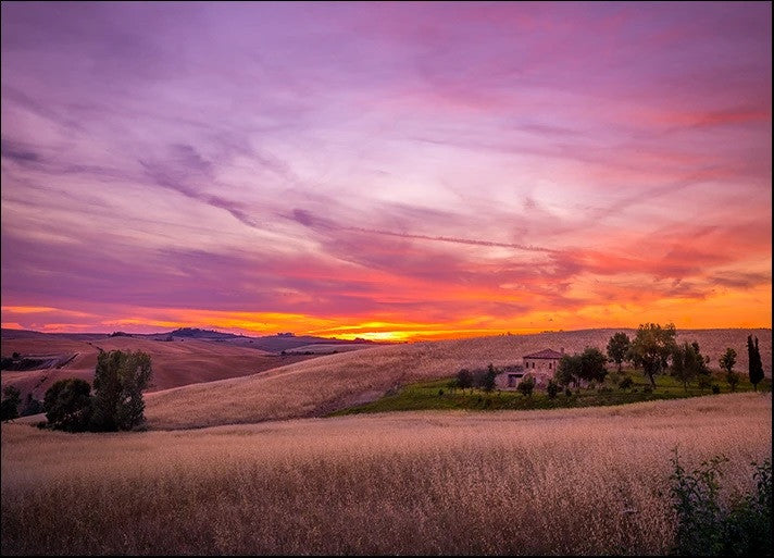 Dramatic Sky Sunset Wall Art Print 