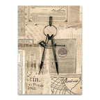 Drawing Compass Wall Art Print