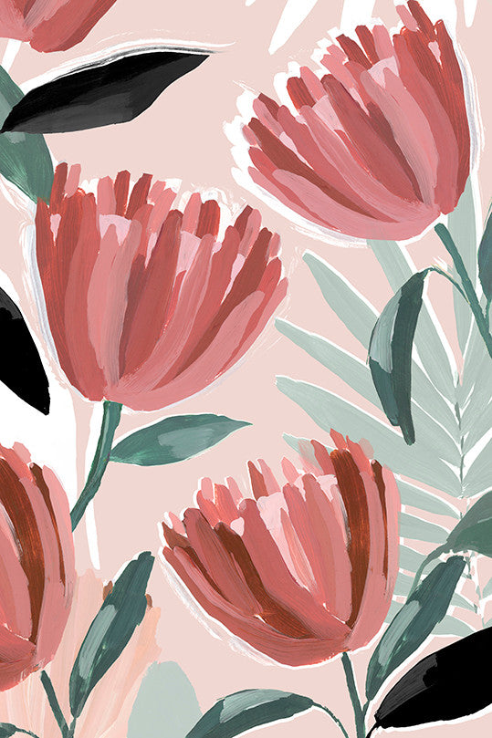 Dreamy Petals II Wall Art Print