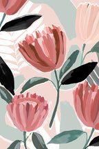 Dreamy Petals I Wall Art Print