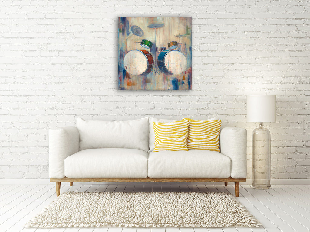 Drums Wall Art Print on the wall