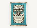 Morning's Healing Liquid, vintage canvas wall art print, front view