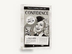 Confidence Fizzing Relief, vintage confidence fizzing tablet advertisement, stretched canvas wall art print ready to hang
