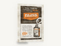 Bliss Life Enhancement, retro bliss bottle advertising poster, stretched canvas wall art print ready to hang