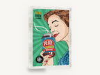 Instant Peace Jar, retro instant peace advertising poster, stretched canvas wall art print ready to hang