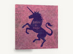 Believe in Magic Unicorn, unicorn silhouette believe in magic illustration, animal canvas wall art print ready to hang