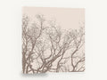 Bare Branch Canopy, bare tree branches silhouette, landscape canvas wall art print ready to hang