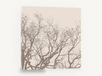 Bare Branch Canopy, bare tree branches silhouette, landscape canvas wall art print ready to hang