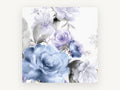 Lilac Mist Bouquet, floral canvas wall art print, front view