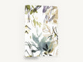 Gilded Leaf Wash, abstract watercolour leaves gold line, floral canvas wall art print ready to hang