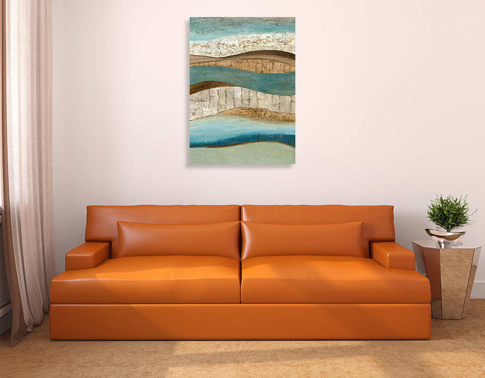 Earth & Sky II Wall Art Print on the wall