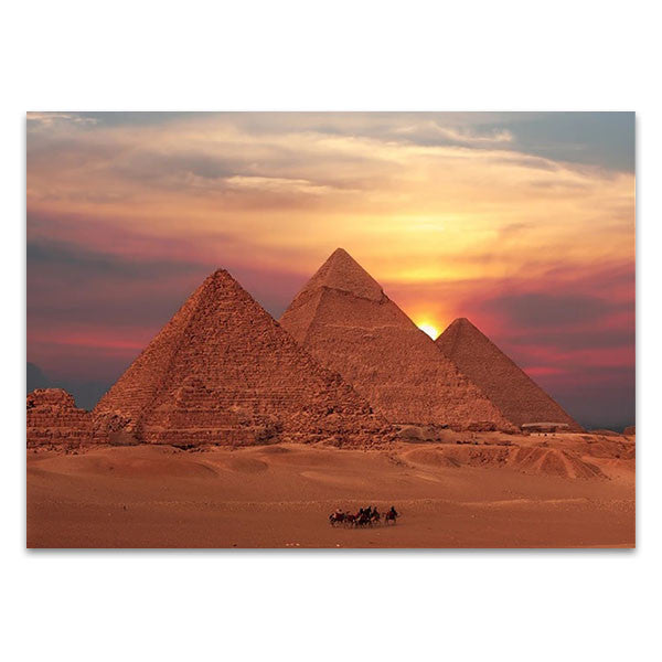 Egypt Giza Pyramids Wall Art Print