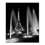 Eiffel Tower Fountains Wall Art Print