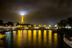 Eiffel Tower Lights Wall Art Print