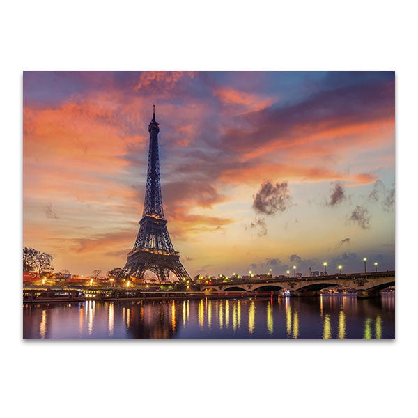 Eiffel Tower at Sunrise Wall Print