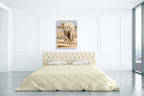 Elephant in Africa Wall Art Print on the wall