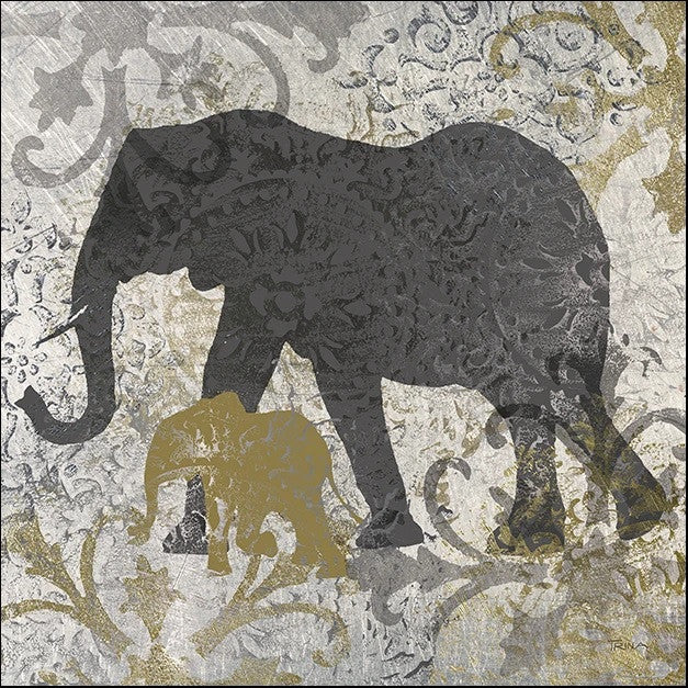 Elephants Exotiques Wall Art Print