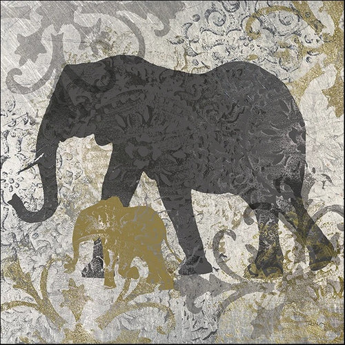 Elephants Exotiques Wall Art Print