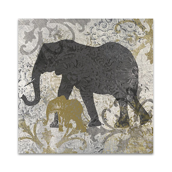 Elephants Exotiques Wall Art Print