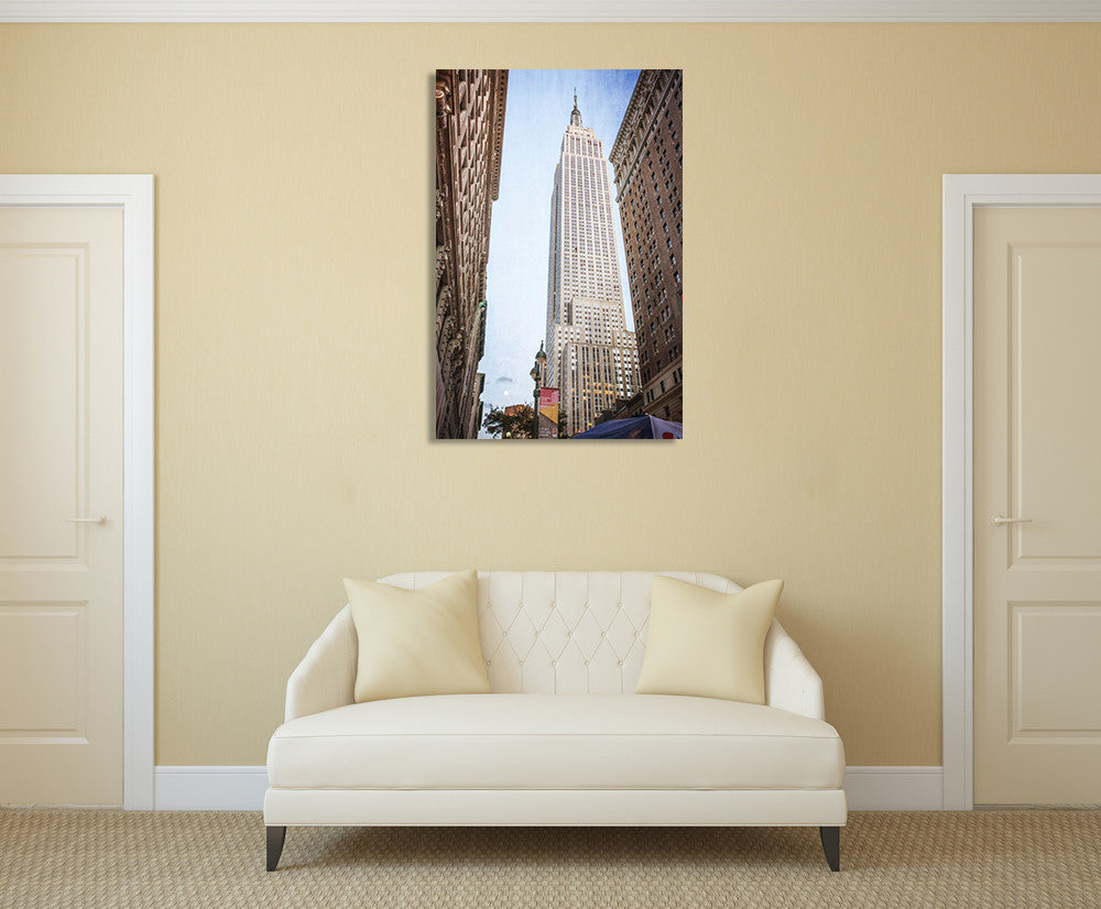 Empire State Building II Wall Art Print on the wall