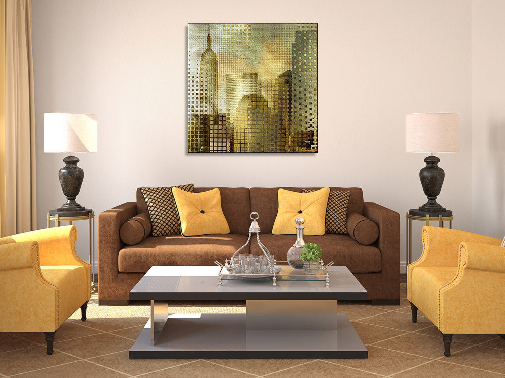 The Empire State Building Wall Print on the wall