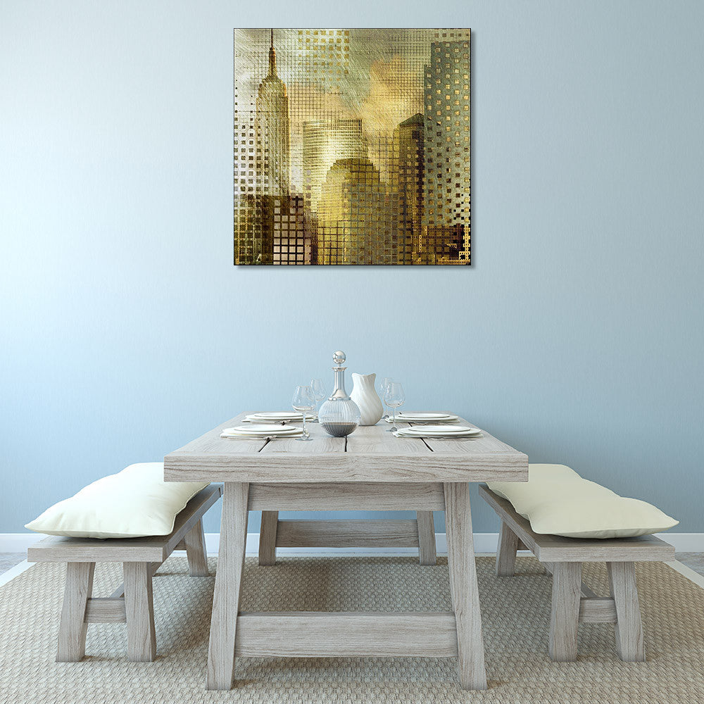 The Empire State Building Wall Print on the wall