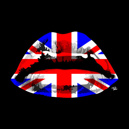 England Kiss Wall Art Print