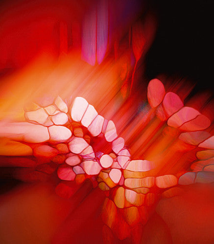 Expression in Rot Wall Art Print