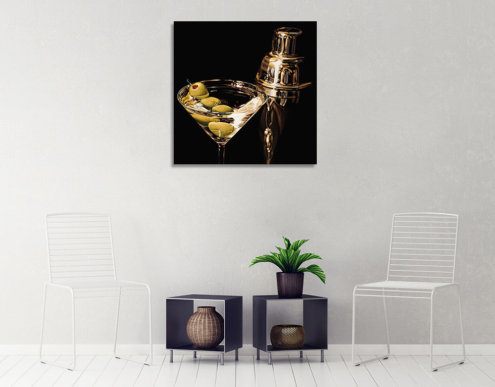 Extra Olives Wall Art Print on the wall