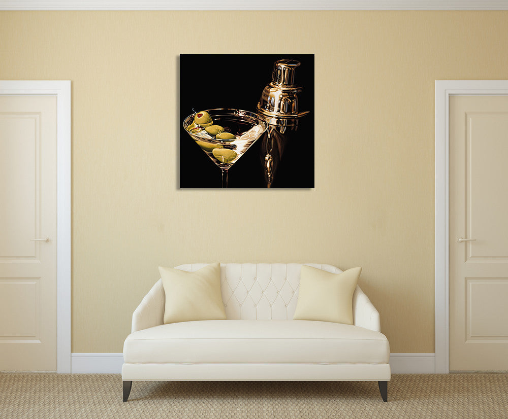 Extra Olives Wall Art Print on the wall