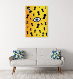  Eyes Are Watching Wall Art Print  on the wall