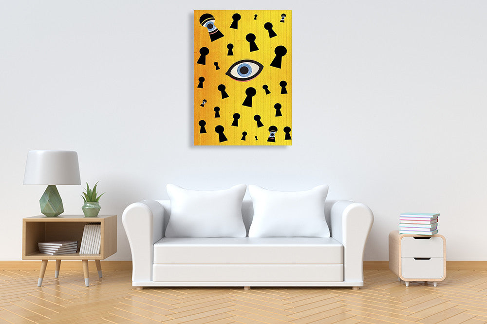  Eyes Are Watching Wall Art Print  on the wall