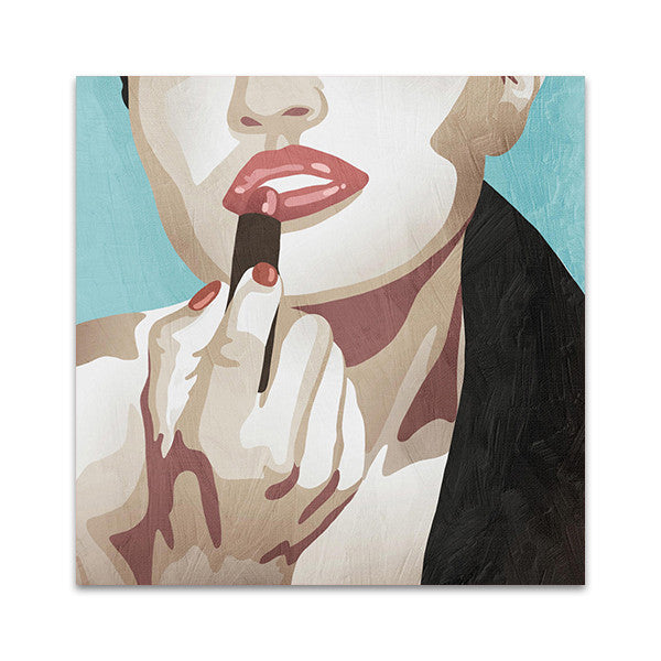 Fashionable Kiss III Wall Art Print