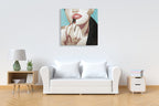 Fashionable Kiss III Wall Art Print on the wall