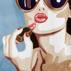 Fashionable Kiss I Wall Art Print wall 1