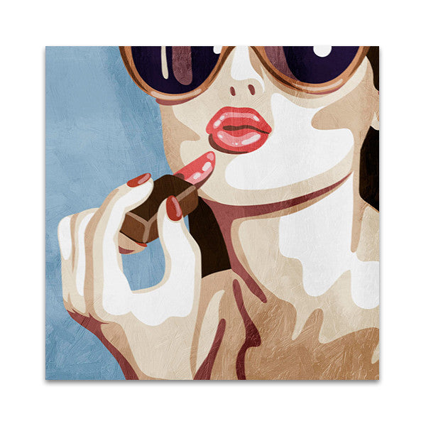 Fashionable Kiss I Wall Art Print wall 1