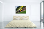 Fast Moving Train I Wall Print on the wall