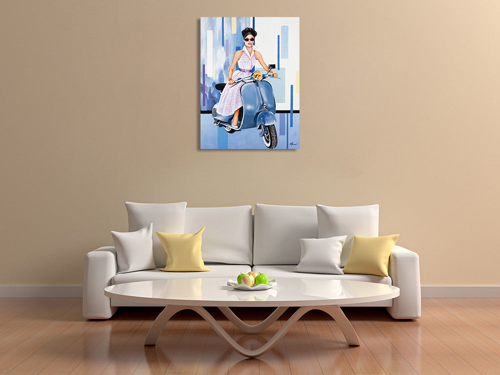 Femme II Wall Art Print on the wall