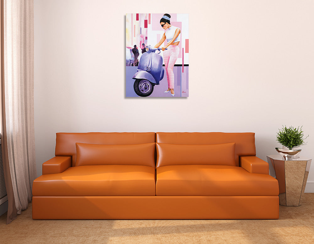 Femme I Wall Art Print on the wall