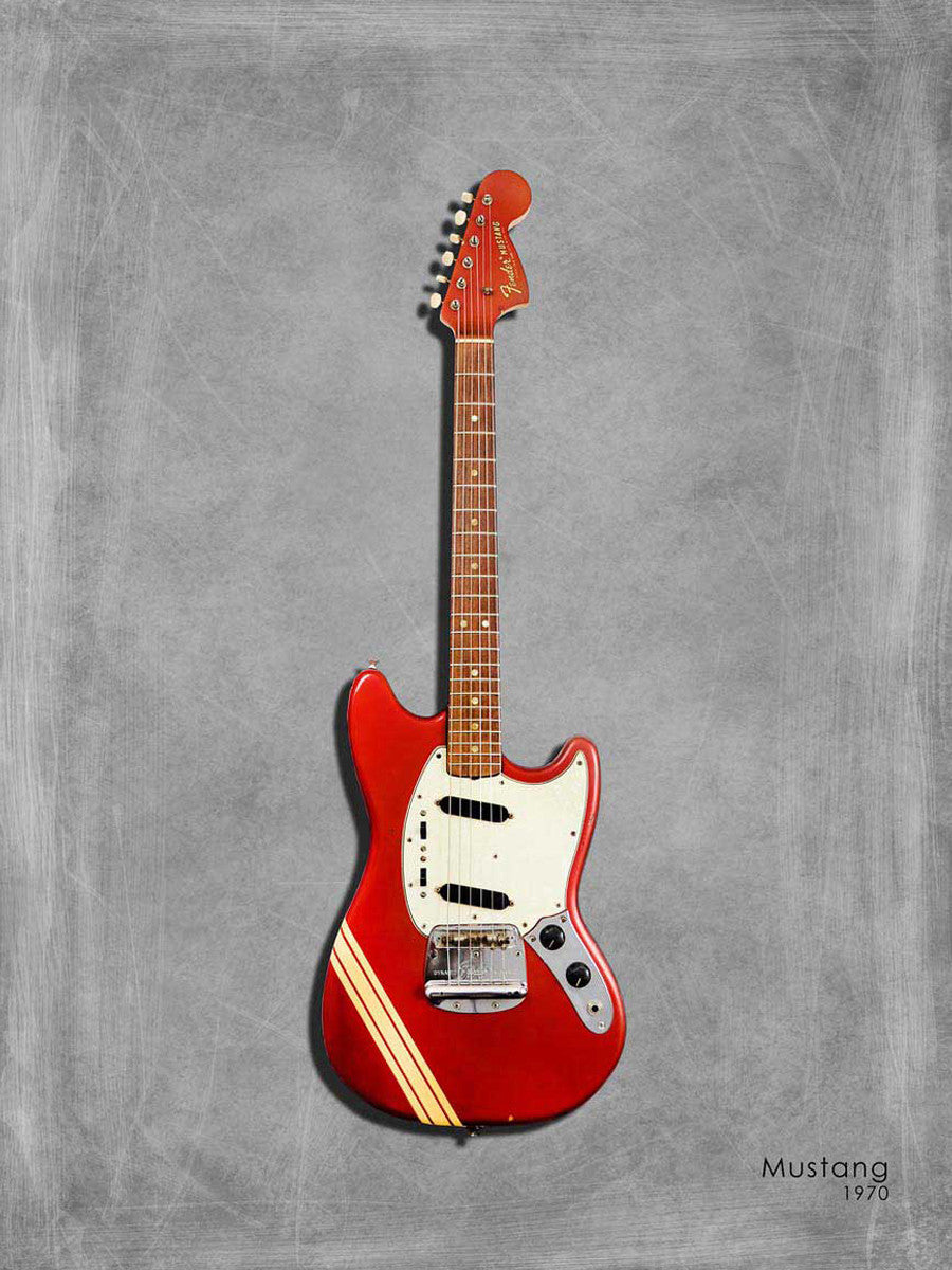 Fender Mustang Wall Art Print