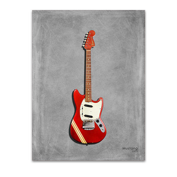 Fender Mustang Wall Art Print