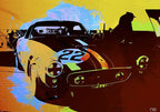 Ferrari Race Car Wall Art Print