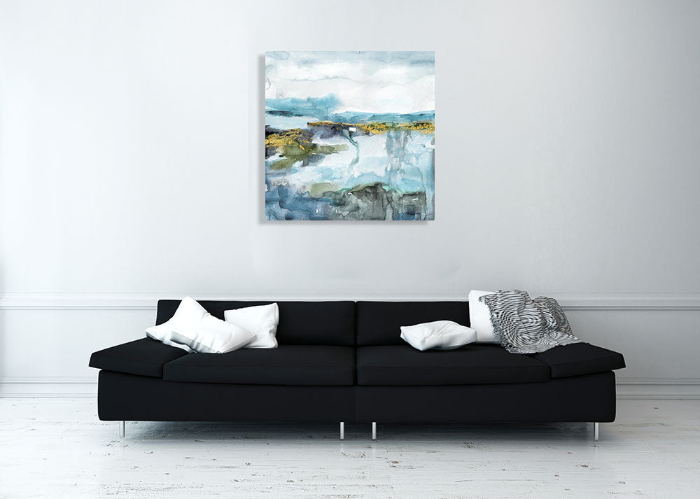 Field of Topaz Wall Art Print, Carol Robinson on the wall