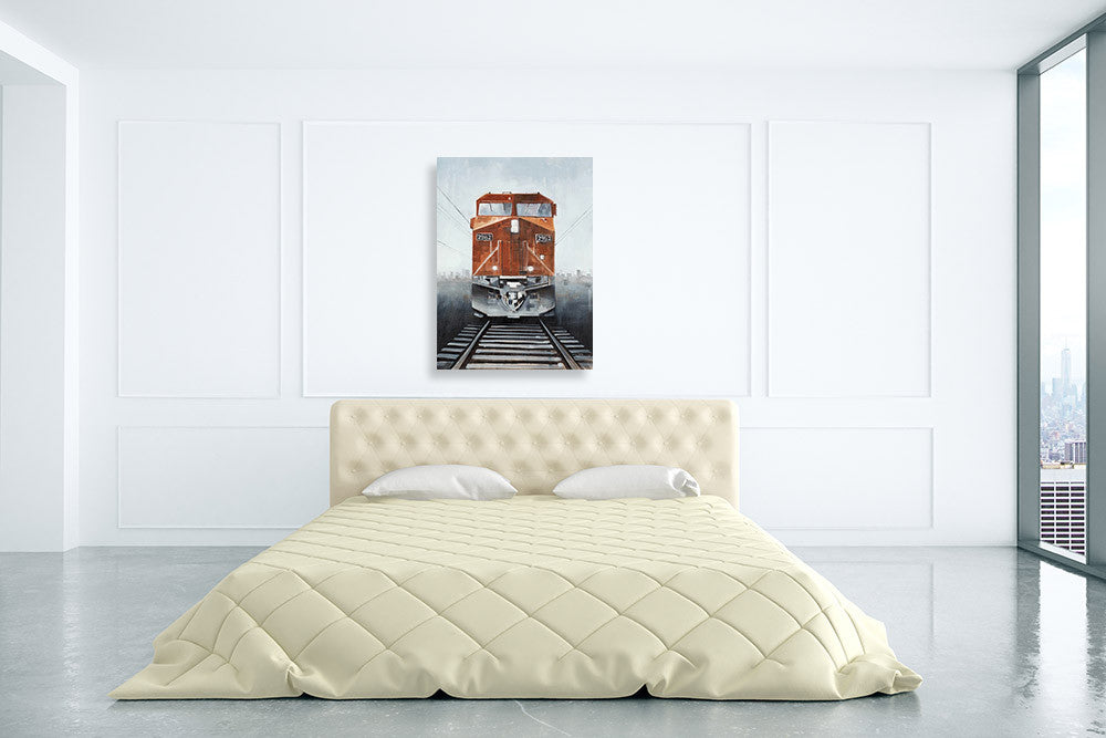 Final Stop Wall Art Print on the wall
