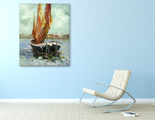 Fisherman's Boat One on the wall