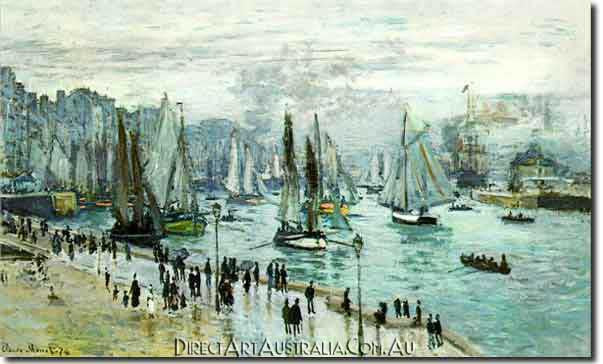 Monet | Fishing Boats Leaving the Harbor