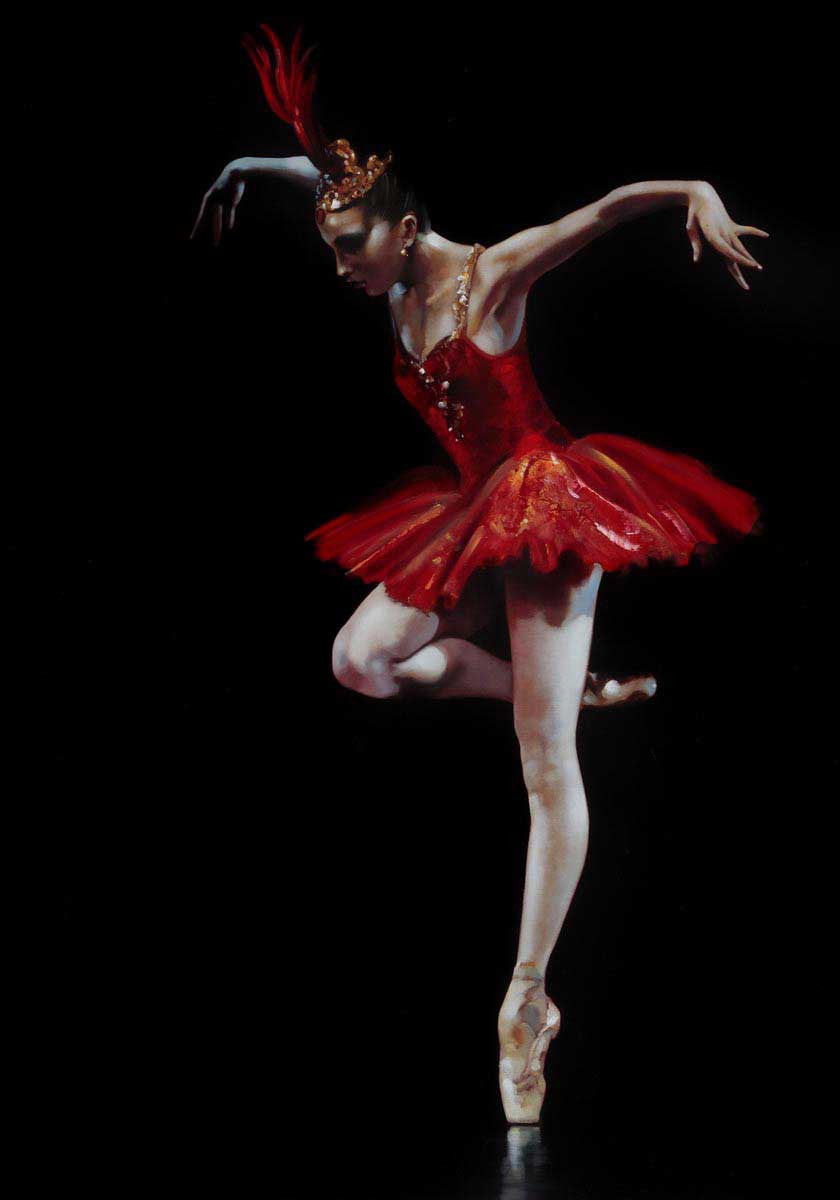 Flamingo Dancer Wall Art Print